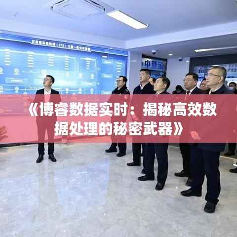 《博睿数据实时：揭秘高效数据处理的秘密武器》