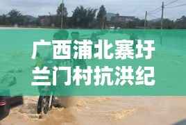 广西浦北寨圩兰门村抗洪纪实:洪水肆虐,村民齐心抗灾