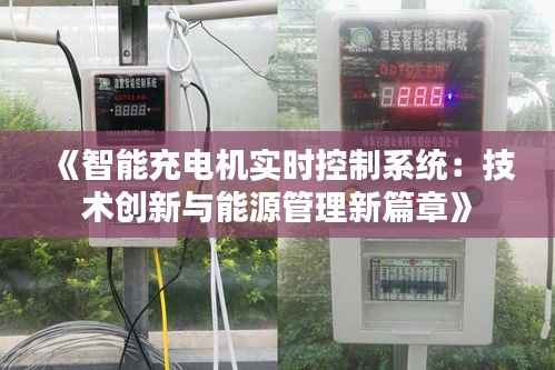 《智能充电机实时控制系统：技术创新与能源管理新篇章》
