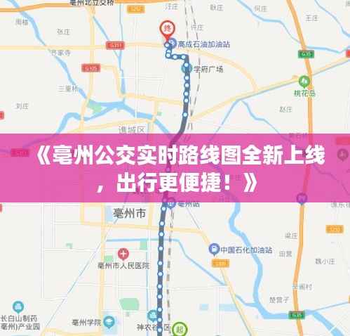 《亳州公交实时路线图全新上线,出行更便捷!》