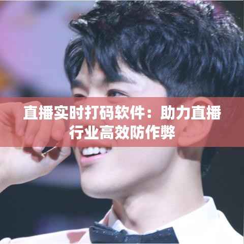 直播实时打码软件:助力直播行业高效防作弊
