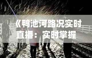 《鸭池河路况实时直播：实时掌握交通动态，畅享无忧出行》