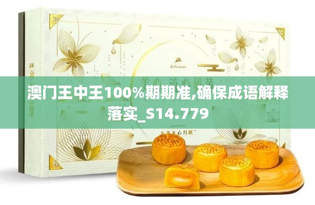 澳门王中王100%期期准,确保成语解释落实_S14.779