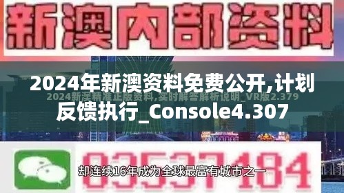 2024年新澳资料免费公开,计划反馈执行_Console4.307