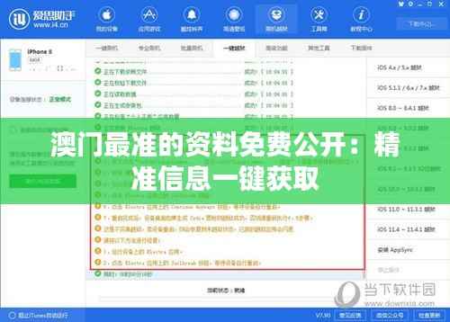 澳门最准的资料免费公开:精准信息一键获取