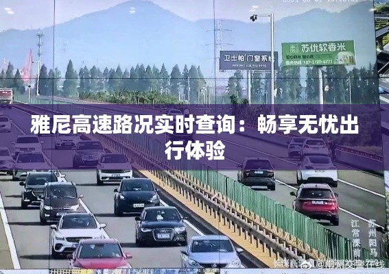 雅尼高速路况实时查询:畅享无忧出行体验