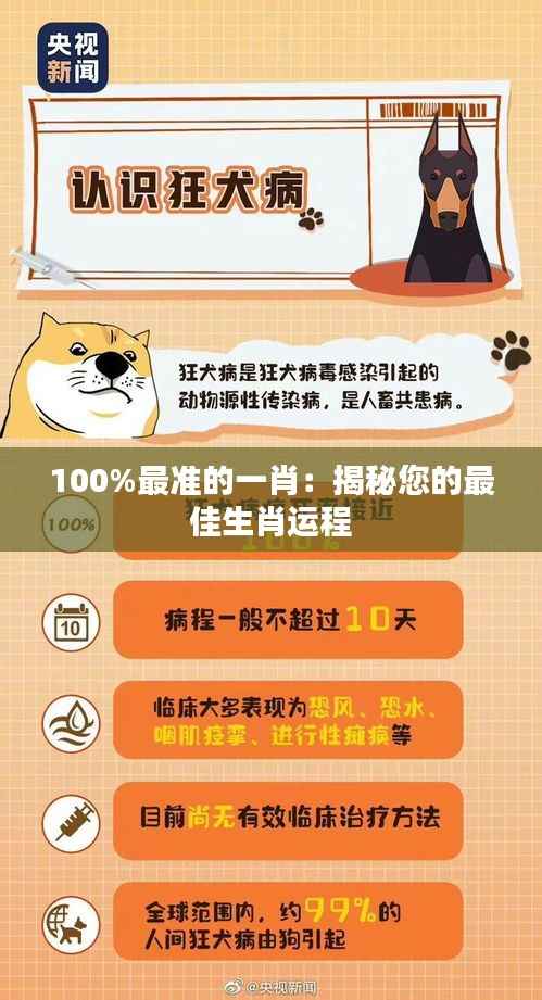 100%最准的一肖：揭秘您的最佳生肖运程