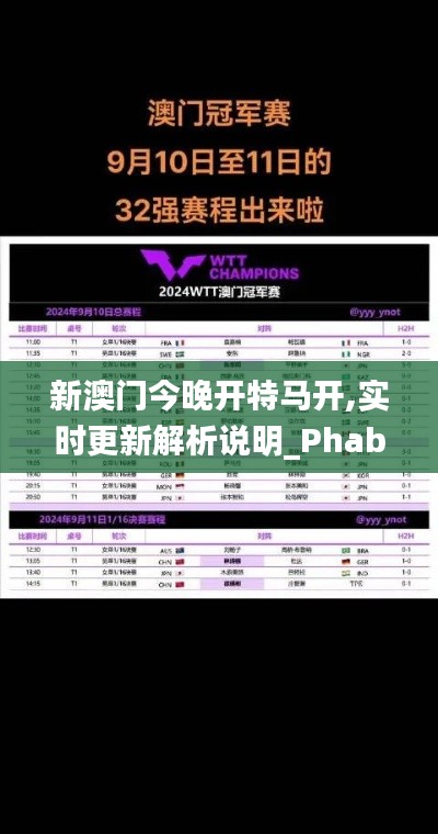 新澳门今晚开特马开,实时更新解析说明_Phablet110.706