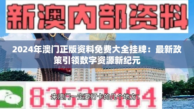 2024年澳门正版资料免费大全挂牌:最新政策引领数字资源新纪元