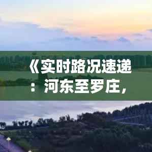 《实时路况速递：河东至罗庄，出行无忧！》