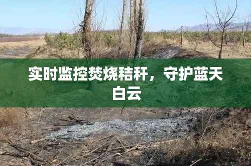 实时监控焚烧秸秆,守护蓝天白云