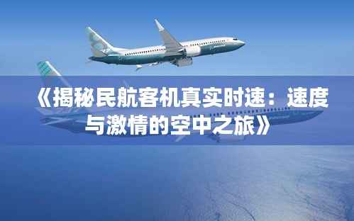 《揭秘民航客机真实时速:速度与激情的空中之旅》