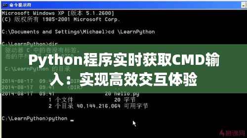 Python程序实时获取CMD输入:实现高效交互体验