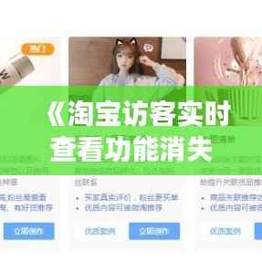 《淘宝访客实时查看功能消失,商家如何应对?》