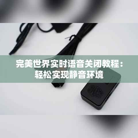 完美世界实时语音关闭教程:轻松实现静音环境
