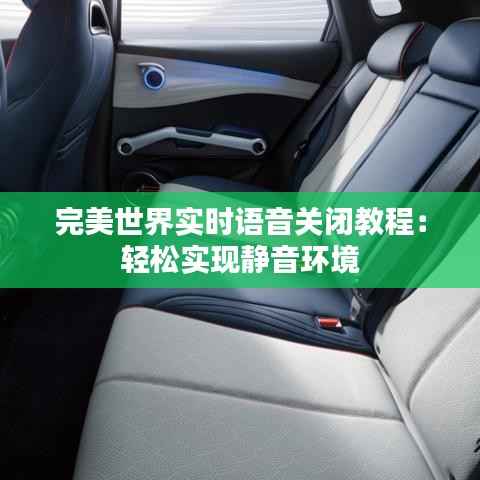 完美世界实时语音关闭教程:轻松实现静音环境