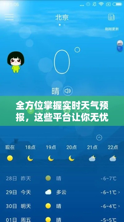 全方位掌握实时天气预报,这些平台让你无忧出行