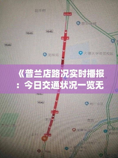 《普兰店路况实时播报:今日交通状况一览无遗》