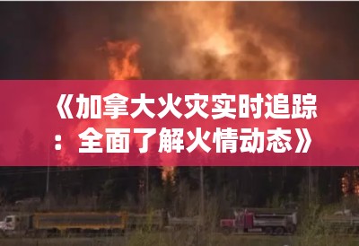 《加拿大火灾实时追踪:全面了解火情动态》