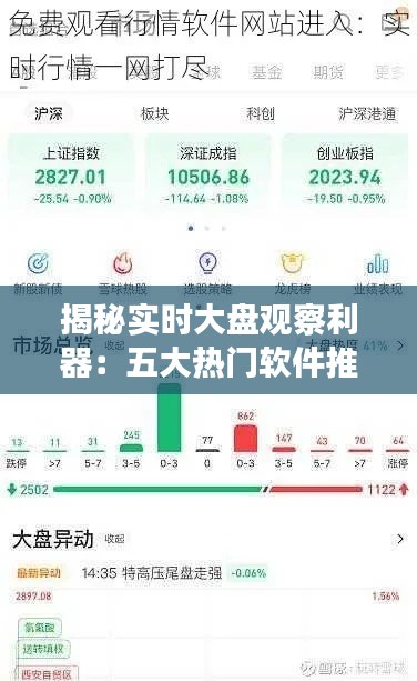 揭秘实时大盘观察利器:五大热门软件推荐