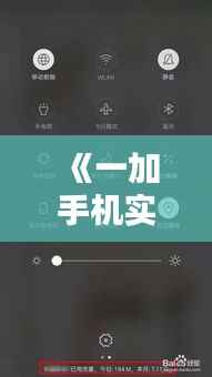 《一加手机实时流量显示攻略:轻松掌控数据使用》