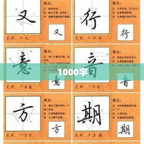 1000字