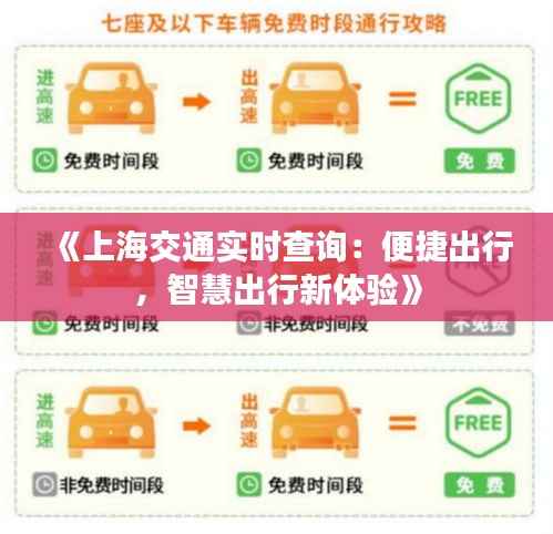 《上海交通实时查询：便捷出行，智慧出行新体验》