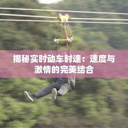 揭秘实时动车时速:速度与激情的完美结合