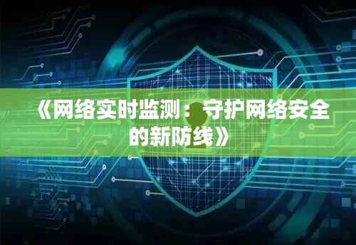 《网络实时监测:守护网络安全的新防线》