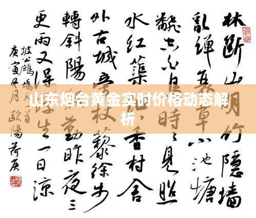 山东烟台黄金实时价格动态解析