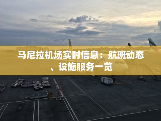 马尼拉机场实时信息:航班动态、设施服务一览
