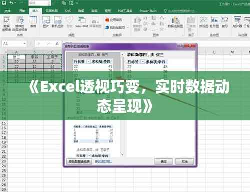 《Excel透视巧变，实时数据动态呈现》