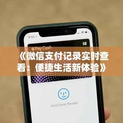 《微信支付记录实时查看：便捷生活新体验》
