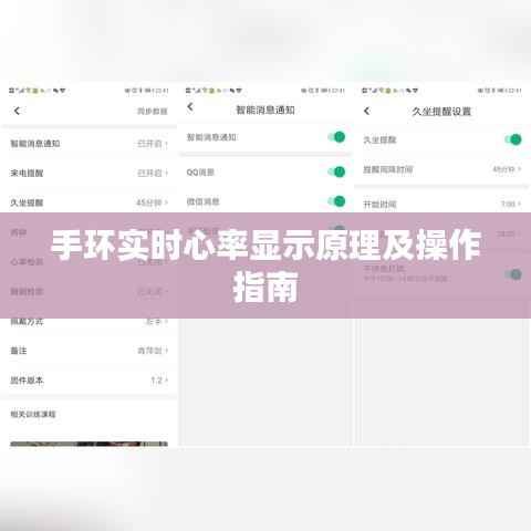 手环实时心率显示原理及操作指南
