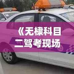 《无棣科目二驾考现场直播:见证学车新体验》
