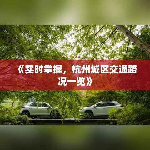 《实时掌握,杭州城区交通路况一览》