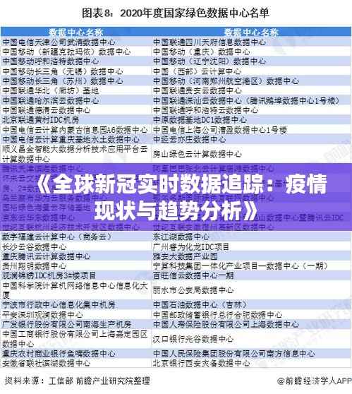 《全球新冠实时数据追踪:疫情现状与趋势分析》