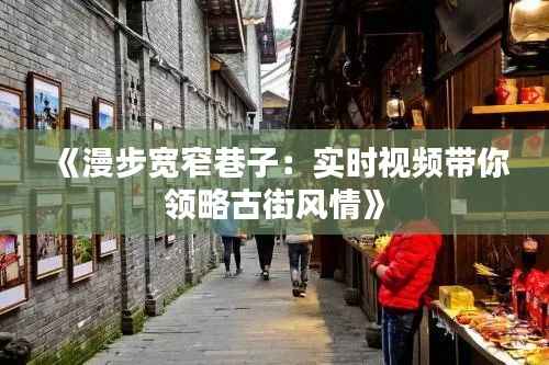 《漫步宽窄巷子：实时视频带你领略古街风情》