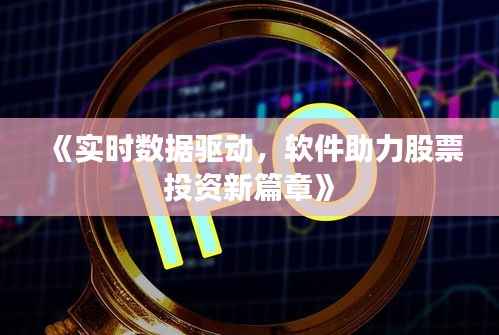 《实时数据驱动,软件助力股票投资新篇章》