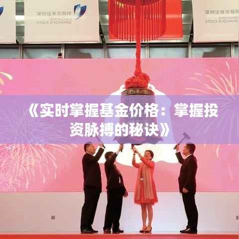 《实时掌握基金价格:掌握投资脉搏的秘诀》