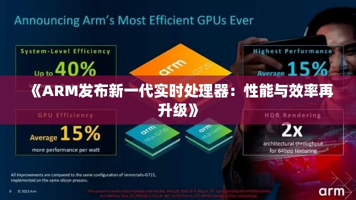 《ARM发布新一代实时处理器:性能与效率再升级》