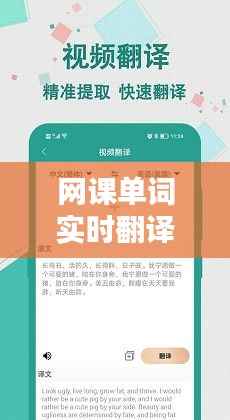 网课单词实时翻译：便捷学习新伙伴
