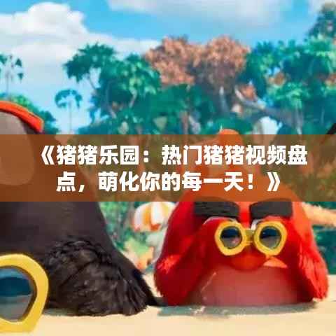 《猪猪乐园:热门猪猪视频盘点,萌化你的每一天!》