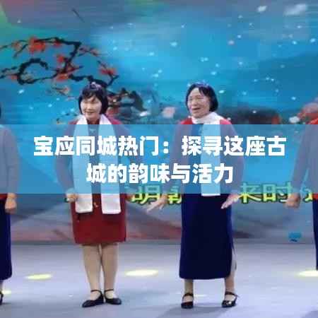 宝应同城热门:探寻这座古城的韵味与活力