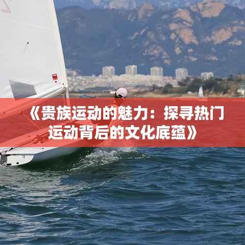 《贵族运动的魅力:探寻热门运动背后的文化底蕴》