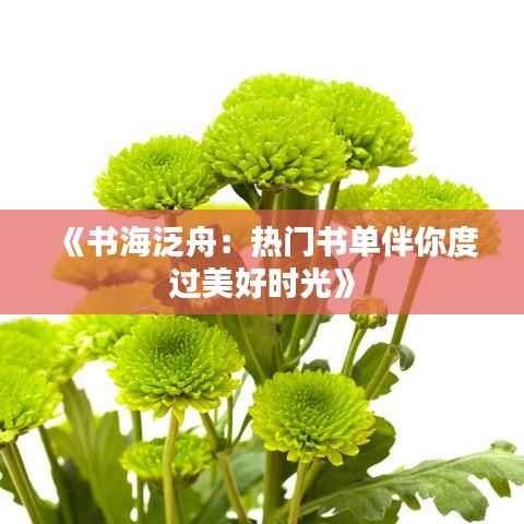 《书海泛舟:热门书单伴你度过美好时光》