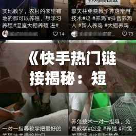 《快手热门链接揭秘：短视频时代的流量密码》