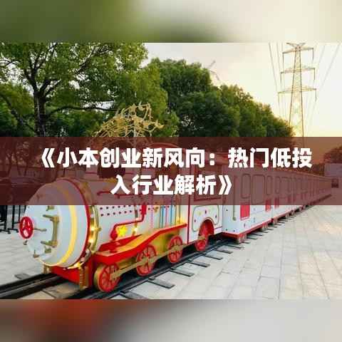 《小本创业新风向:热门低投入行业解析》