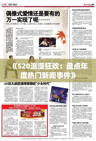 《520浪漫狂欢:盘点年度热门新闻事件》