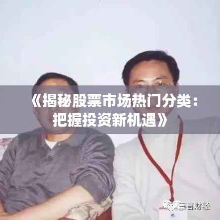《揭秘股票市场热门分类:把握投资新机遇》